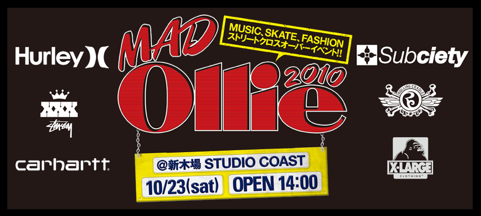 2010.10.23 MAD Ollie 2010 @STUDIO COAST | News | HIDDEN-CHAMPION